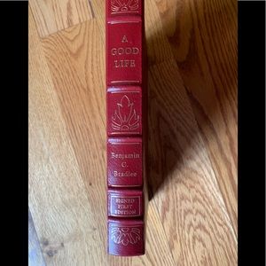 Leather bound signed edition by B. Bradlee